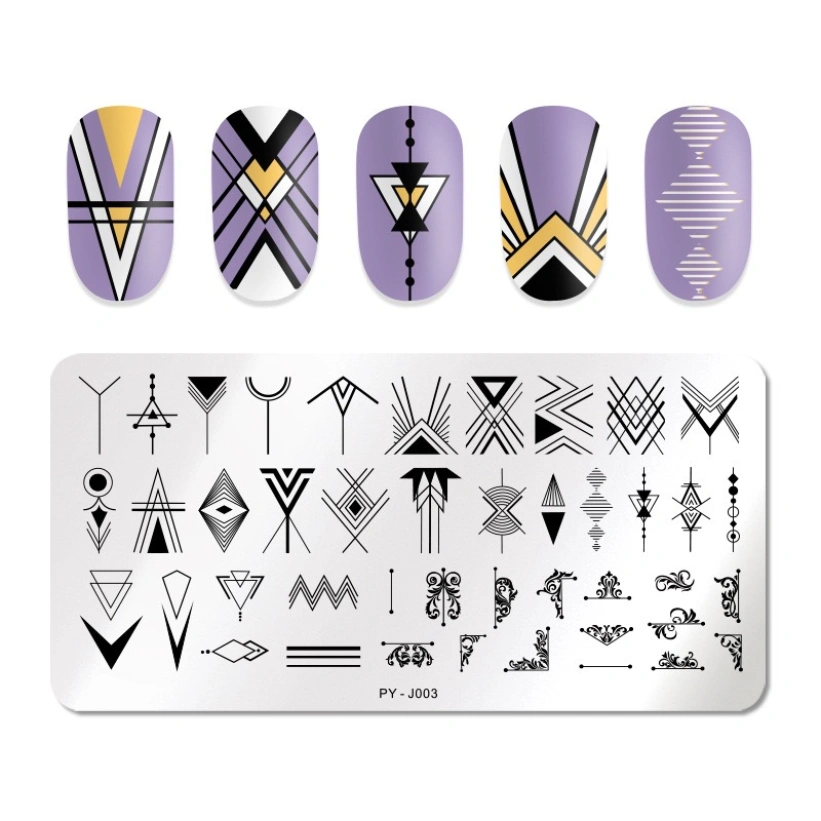 

	What is a metal stamping plate?

	
		Metal stamping plate for nail art designs.
		High-quality engraving ensures precise transfer of even the small...