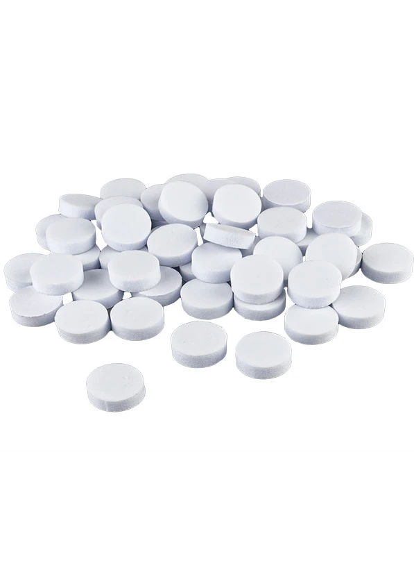 SDF-15 - #400 – Pedicure disc sponges/buffing 400griti, Ø 15mmSDF-20 - #400 - Pedicure disc sponges/buffing 400grit, Ø 20mmSDF-25 - #400 - Pedicure disc sponges/buffing 400grit, Ø 25mmBuff with embedded softening – a layer of foam, light, airy sensations and pressure reduction. Designed for polishing the skin of the feet in the last step (400 grits). Self-adhesive, with good adhesion, but easy to remove. For single use.In a package (50pcs)....