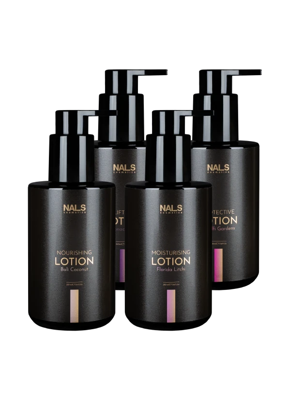   NOURISHING Hand & Body Lotion – BALI COCONUT  A nourishing hand and body lotion suitable for all skin types. Especially recommended for dry and sensitive skin.  The lotion nourishes the skin, making it soft and smooth while protecting it from temperature changes, wind, and environmental effects. Avocado oil softens and moisturizes the skin with healing and antibacterial properties.  Plant extracts create a protective layer that prevents moisture loss while allowing the skin to breathe. Aloe ve...