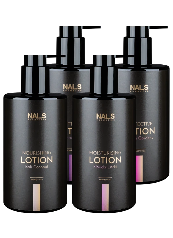   NOURISHING Hand & Body Lotion – BALI COCONUT  A nourishing hand and body lotion suitable for all skin types. Especially recommended for dry and sensitive skin.  The lotion nourishes the skin, making it soft and smooth while protecting it from temperature changes, wind, and environmental effects. Avocado oil softens and moisturizes the skin with healing and antibacterial properties.  Plant extracts create a protective layer that prevents moisture loss while allowing the skin to breathe. Aloe ve...