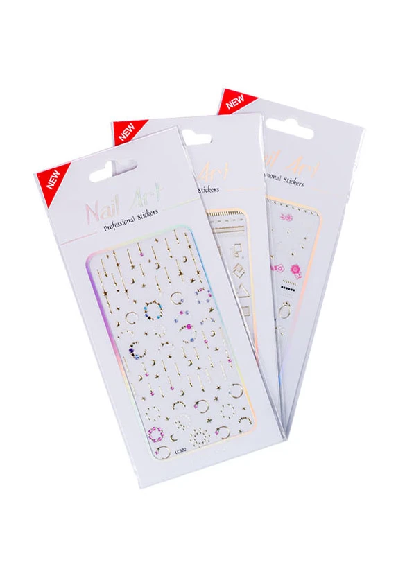 Self-Sticky nail art stickers offer modern and creative design possibilities without the need for additional products or complicated techniques. Perfect for both professional use and DIY manicures at home....