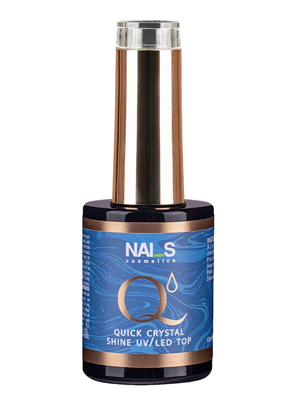   No-wipe top coat without UV blue tint.  Provides exceptional shine lasting until the next refill. Does not alter the base color, crack, or yellow, and enhances any gel or polish shade. Protects the manicure from scratches.  Curing time: LED – 30 sec, UV – 1 min....