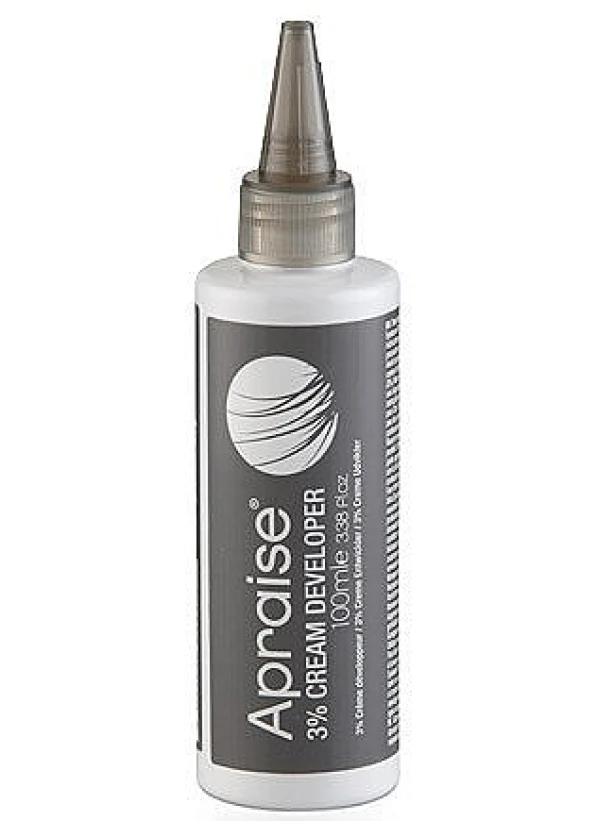 Professional developer for eyebrow and eyelash tint. Enhances colour intensity and ensures even, long-lasting results. To be used only with APRAISE Eyelash & Eyebrow Tint. Mixing ratio 1:1....