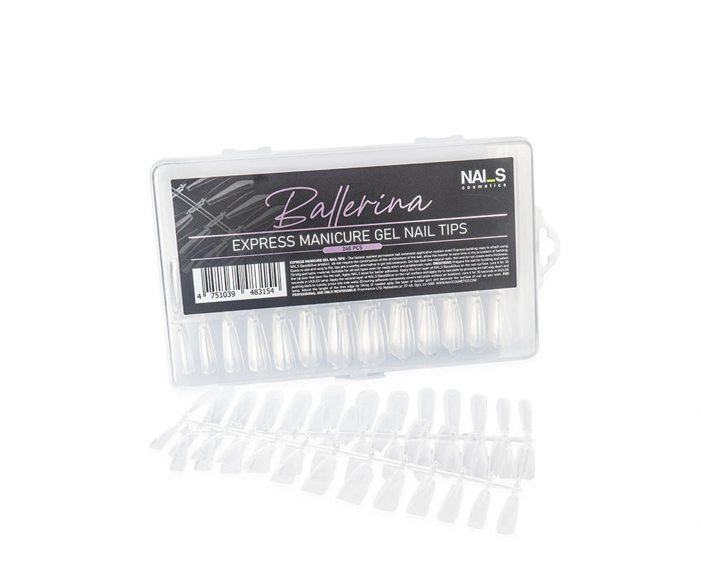 

Express gel tips for nail extensions – 240 pcs.
Gel nail extensions have never been so easy!

Advantages of gel tips:

• Express extension in second...
